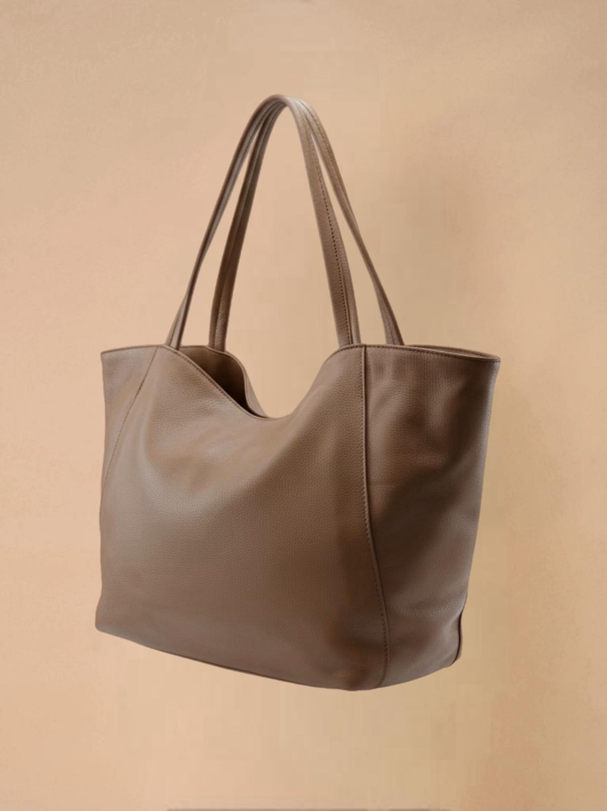 Borsa in Pelle Castagna