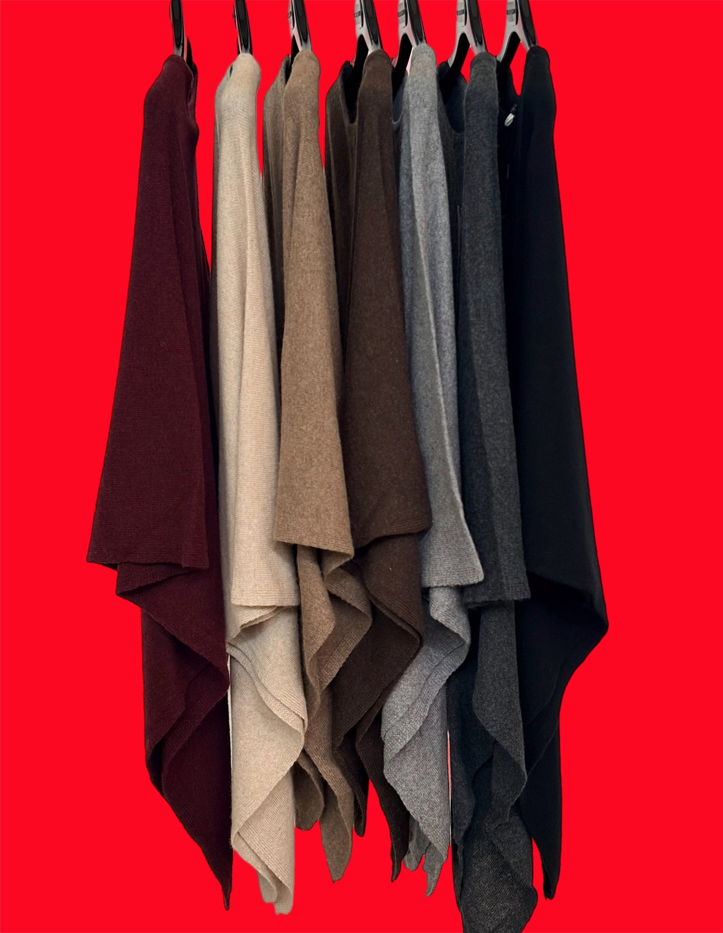 Poncho Misto Cachemire