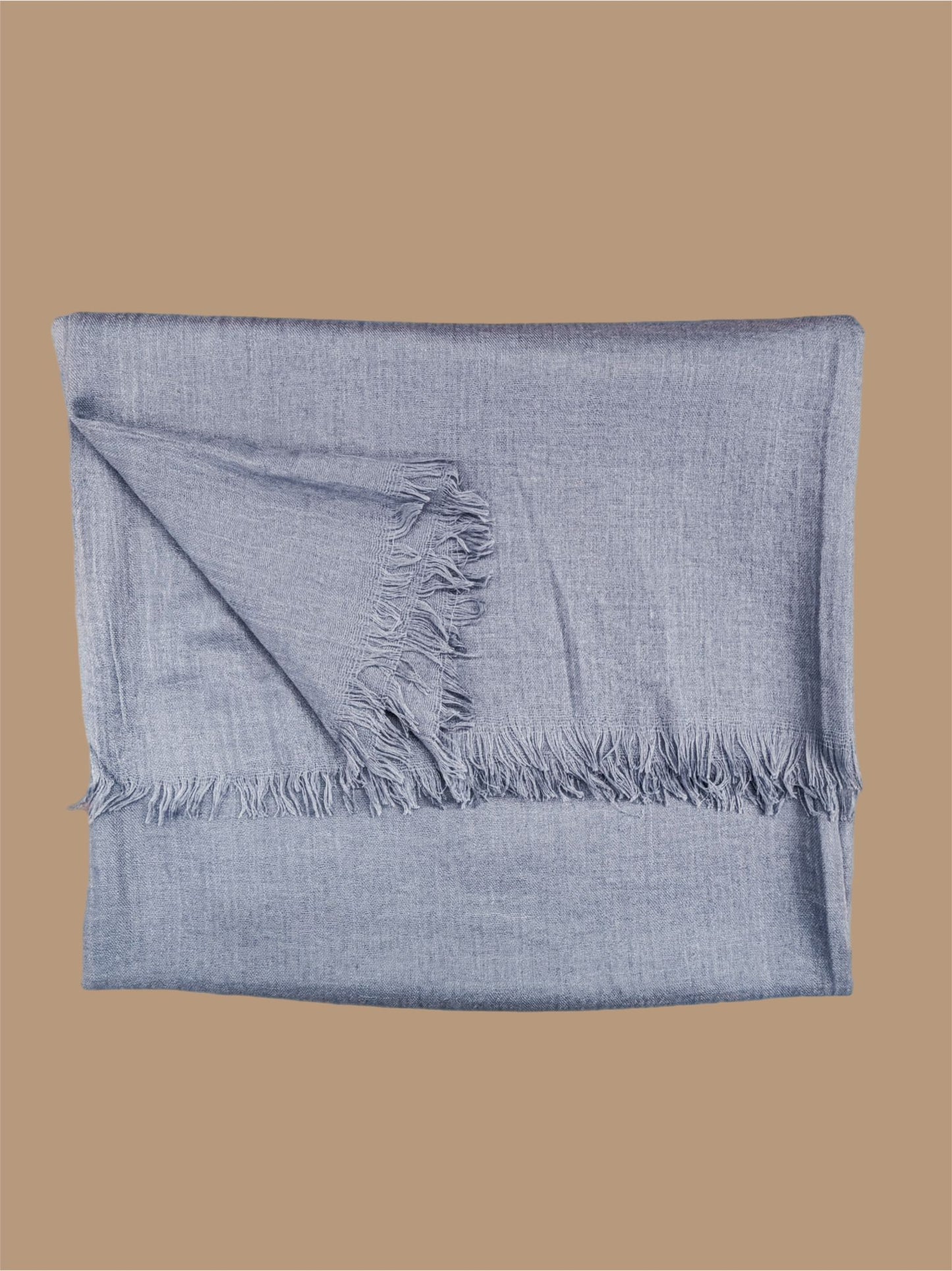 Schal aus Baumwoll-Modal, denimblau
