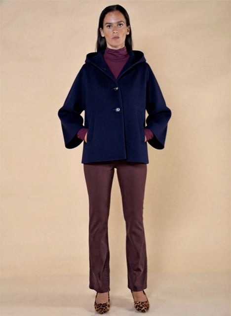 Giaccone con Cappuccio Blu