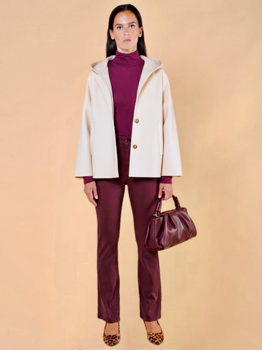 Giaccone con Cappuccio Panna