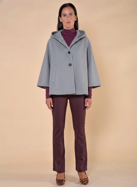 Giaccone con Cappuccio Grigio